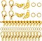 800 Pcs Jewelry Making Accessories Set Lobster Claw Clasp (Gold)